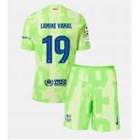 Camiseta Barcelona Lamine Yamal #19 Tercera Equipación para niños 2024-25 manga corta (+ pantalones cortos)